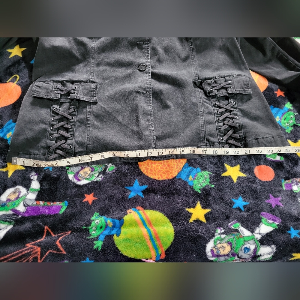 Tripp NYC VINTAGE 2X Black Button-Up Jacket with Lace Details - Picture 11 of 16